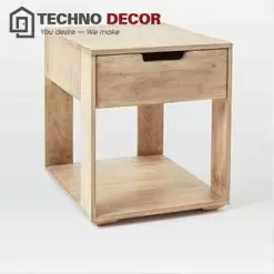 Tủ gỗ đầu giường với thiết kế nhỏ gọn