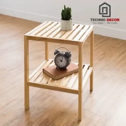 Kệ Đầu Giường 2 Tầng Gỗ Thông - Lựa Chọn Đẹp và Tiện Lợi